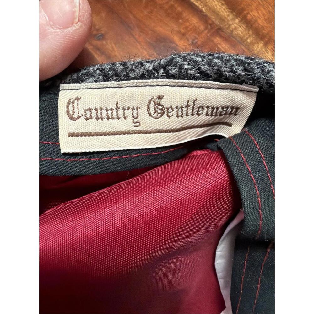 Trav'ler cap Country Gentleman Harris Tweed Scottish Wool Hand Woven New 7 1/4 - Picture 5 of 10